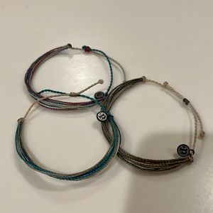 3 Pure Vida bracelets